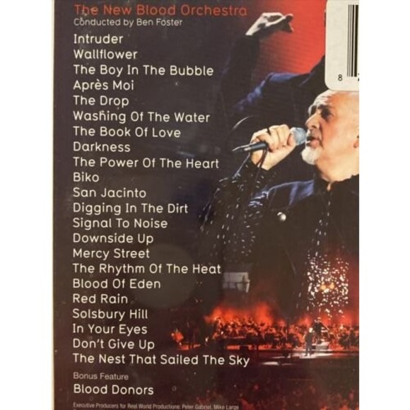 Peter Gabriel-New Blood: Live‎ in London DVD New In Package - Picture 3 of 5